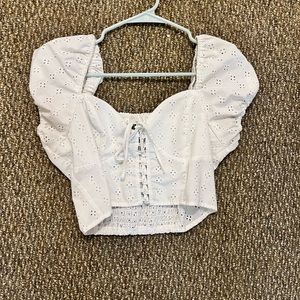 Womens peasant style top